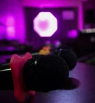 Мікрофони для караоке в клубі "Охота" в Харкові.